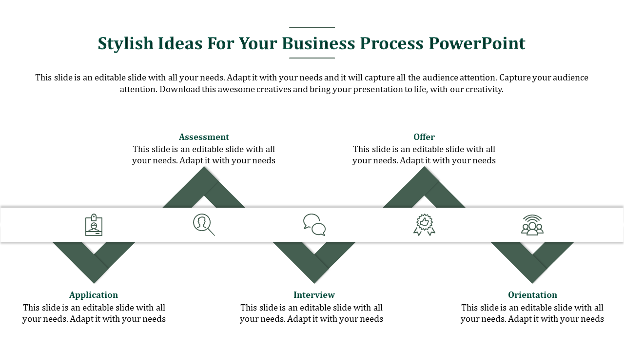 Free - Download best and bright Business Process PowerPoint